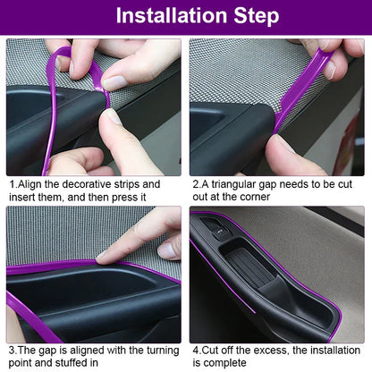 Universal Car Interior Decoration Line Strips