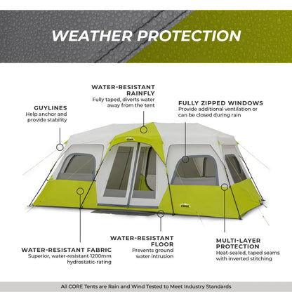 12 Person Instant Cabin Tent 18' x 10'